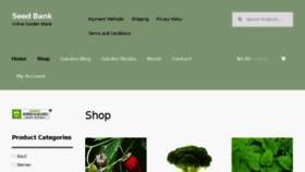 What Seed-bank.ca website looked like in 2016 (8 years ago)