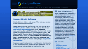 What Strictly-software.com website looked like in 2016 (8 years ago)