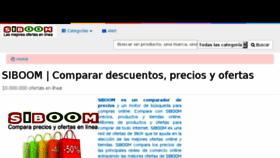 What Siboom.es website looked like in 2016 (8 years ago)