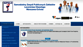 What Szpzlo-ochota.pl website looked like in 2016 (8 years ago)