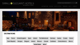 What Smallandeleganthotels.com website looked like in 2016 (8 years ago)