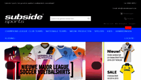 What Subsidesports.be website looked like in 2016 (8 years ago)