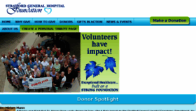 What Sghfoundation.org website looked like in 2016 (8 years ago)
