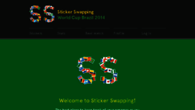 What Stickerswapping.com website looked like in 2016 (8 years ago)