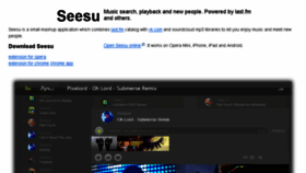 What Seesu.me website looked like in 2016 (8 years ago)