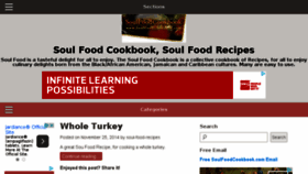What Soulfoodcookbook.com website looked like in 2016 (8 years ago)