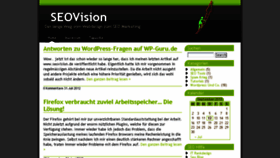 What Seovision.de website looked like in 2016 (8 years ago)