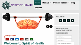 What Spirit-of-health.com website looked like in 2016 (8 years ago)