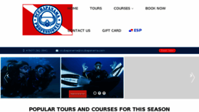 What Scubapanama.com website looked like in 2016 (8 years ago)