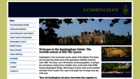 What Sandringhamestate.co.uk website looked like in 2016 (8 years ago)