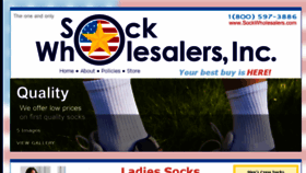 What Sockwholesalers.com website looked like in 2016 (8 years ago)