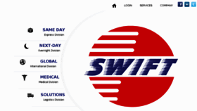 What Swiftcouriers.com website looked like in 2016 (8 years ago)