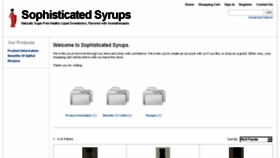 What Sophisticatedsyrups.com website looked like in 2016 (8 years ago)