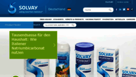 What Solvay.de website looked like in 2016 (8 years ago)