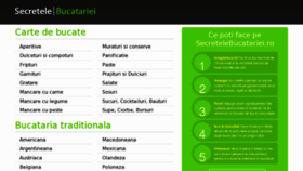 What Secretelebucatariei.ro website looked like in 2016 (8 years ago)