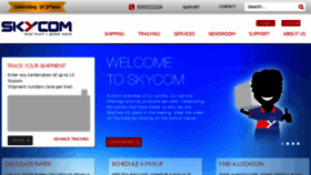 What Skycomex.com website looked like in 2016 (8 years ago)