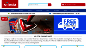 What Shop.vileda.co.uk website looked like in 2016 (8 years ago)