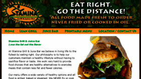 What Staminagrill.com website looked like in 2016 (8 years ago)