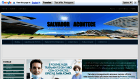 What Salvadoracontece.com website looked like in 2016 (8 years ago)