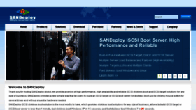 What Sandeploy.com website looked like in 2016 (8 years ago)