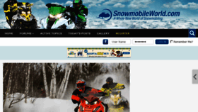 What Snowmobileworld.com website looked like in 2016 (8 years ago)