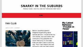 What Snarkyinthesuburbs.com website looked like in 2016 (8 years ago)