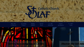 What Saintolaf.org website looked like in 2016 (8 years ago)