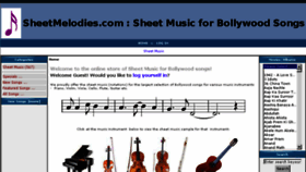 What Sheetmelodies.com website looked like in 2016 (8 years ago)