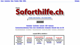 What Soforthilfe.ch website looked like in 2016 (8 years ago)