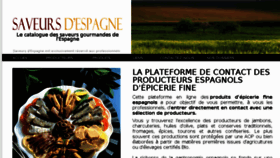 What Saveurs-espagne.fr website looked like in 2016 (8 years ago)