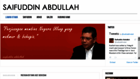 What Saifuddinabdullah.com.my website looked like in 2016 (8 years ago)