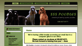 What Ssspoodles.com website looked like in 2016 (8 years ago)
