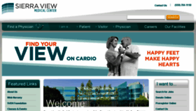 What Sierra-view.com website looked like in 2016 (8 years ago)