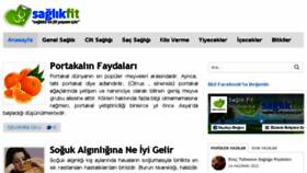 What Saglikfit.com website looked like in 2016 (8 years ago)