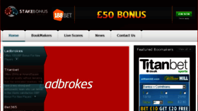 What Stakebonus.com website looked like in 2016 (10 years ago)