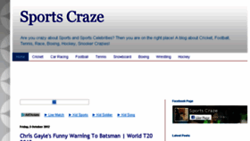 What Sports-craze.blogspot.com website looked like in 2016 (8 years ago)