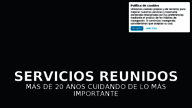 What Serviciosreunidos.es website looked like in 2016 (7 years ago)