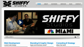 What Shiffystudios.com website looked like in 2016 (8 years ago)