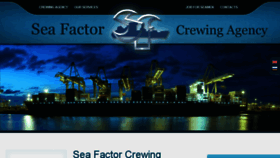 What Seafactor.com website looked like in 2016 (8 years ago)