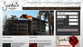 What Saariselantunturihotelli.fi website looked like in 2016 (8 years ago)