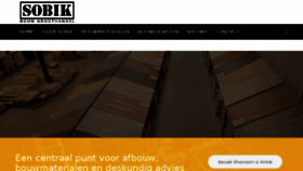 What Sobik.nl website looked like in 2016 (10 years ago)