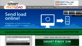 What Smartpinoyload.com website looked like in 2016 (8 years ago)