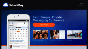What Schoolday.com website looked like in 2016 (8 years ago)