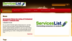 What Serviceslist.webnode.com website looked like in 2016 (8 years ago)