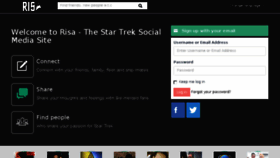 What Startrekrisa.com website looked like in 2016 (8 years ago)