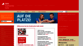 What Swh.de website looked like in 2016 (10 years ago)