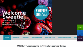 What Sweeterlifeclub.com website looked like in 2016 (8 years ago)