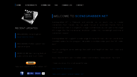 What Scenegrabber.net website looked like in 2016 (8 years ago)
