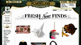 What Shopplasticland.com website looked like in 2016 (8 years ago)