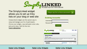 What Simply-linked.com website looked like in 2016 (8 years ago)